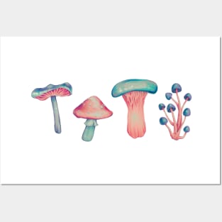 Cosmic Mushrooms Posters and Art